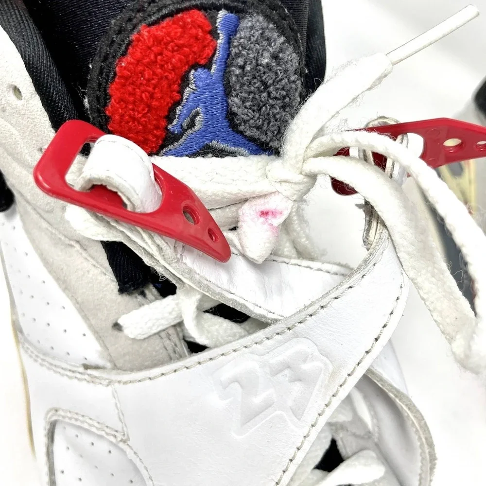 Nike Air Jordan 8 Retro Bugs‎ Bunny Men 11 White Vintage Shoes 2002 305381 101